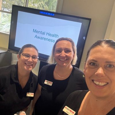 trainers teaching mental health awareness, workplace training Ipswich