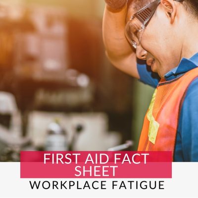 Man in at work dealing with fatigue