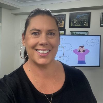 trainer teaching a workplace mental health course for mental health awareness and workplace stress management in Brisbane