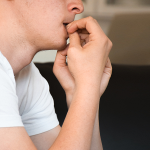 nervous teen at job interview
