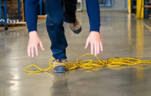 workplace safety and compliance, trip hazards