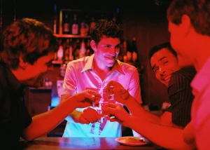 drinking shots of alcohol