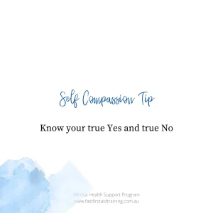 Self Compassion Tips Mental Health awareness